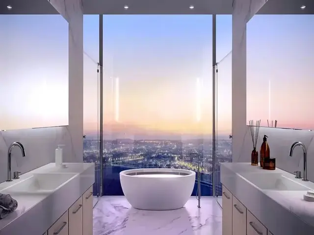 M3M Trump Tower – master bathroom (artist's impression)