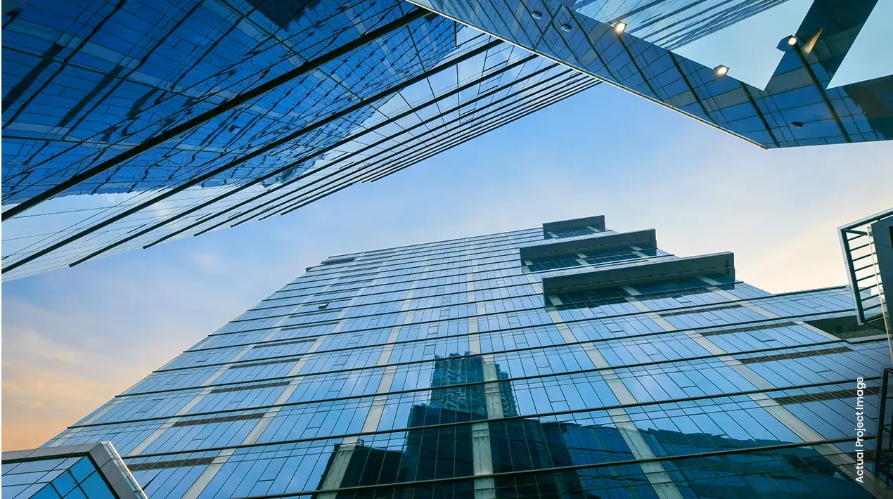 M3M Urbana Business Park – glazed curtain-wall facade (actual photograph)