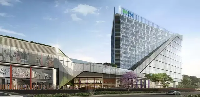 M3M Urbana Premium – tower and retail podium (artist's impression)