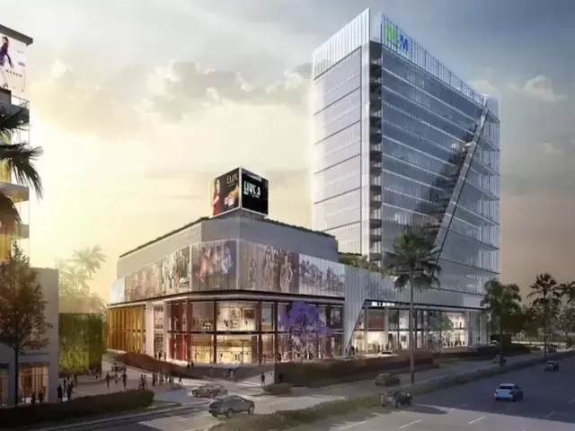 M3M Urbana Premium – corner view with podium (artist's impression)