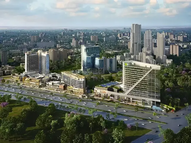 M3M Urbana Premium – aerial view of the Sector 67 complex (artist's impression)