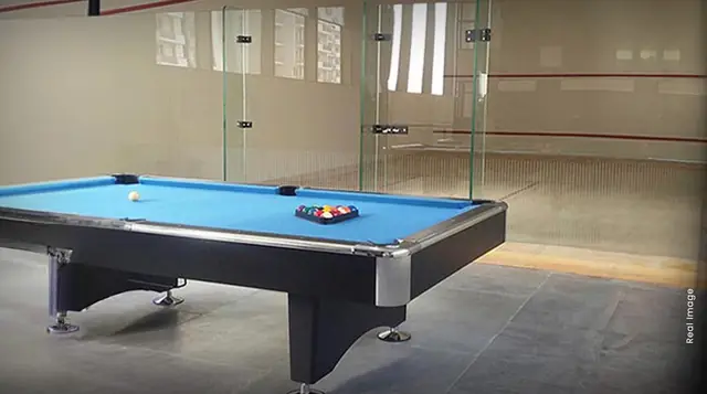 M3M Woodshire – billiards room at the clubhouse (actual photograph)