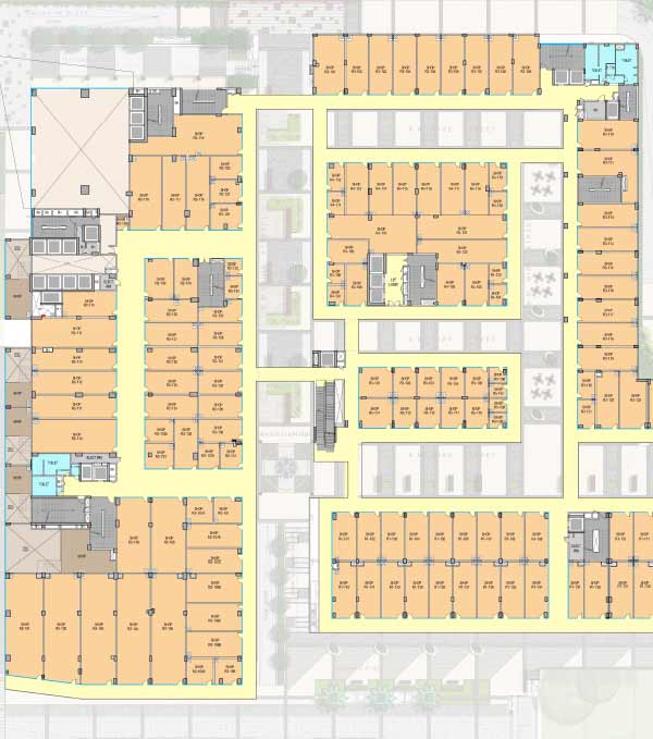 m3m corner walk first floor plan