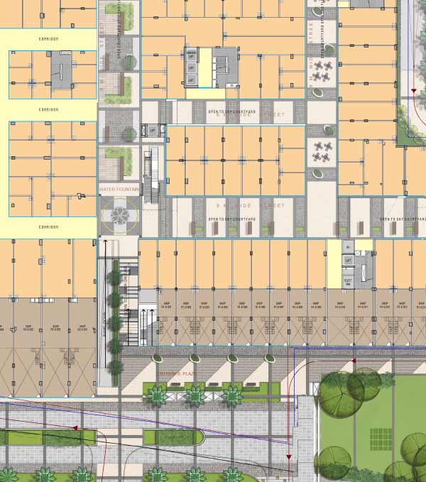 m3m corner walk ground floor plan