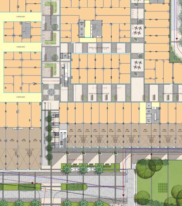 m3m corner walk ground floor plan