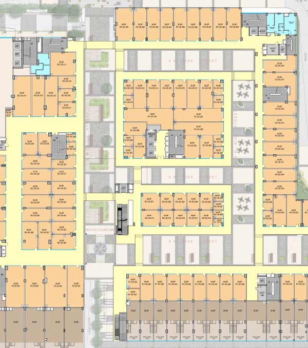 m3m corner walk lower ground floor plan