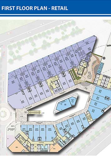 m3m IFC first floor plan