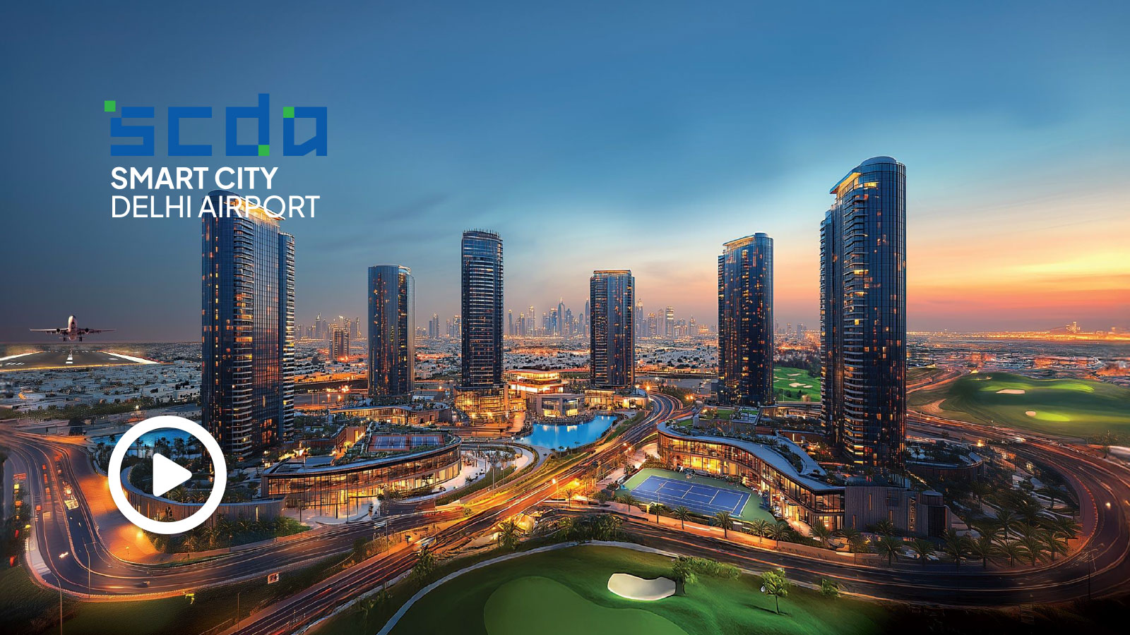 M3M SCDA - Smart City Delhi Airport Video Walkthrough