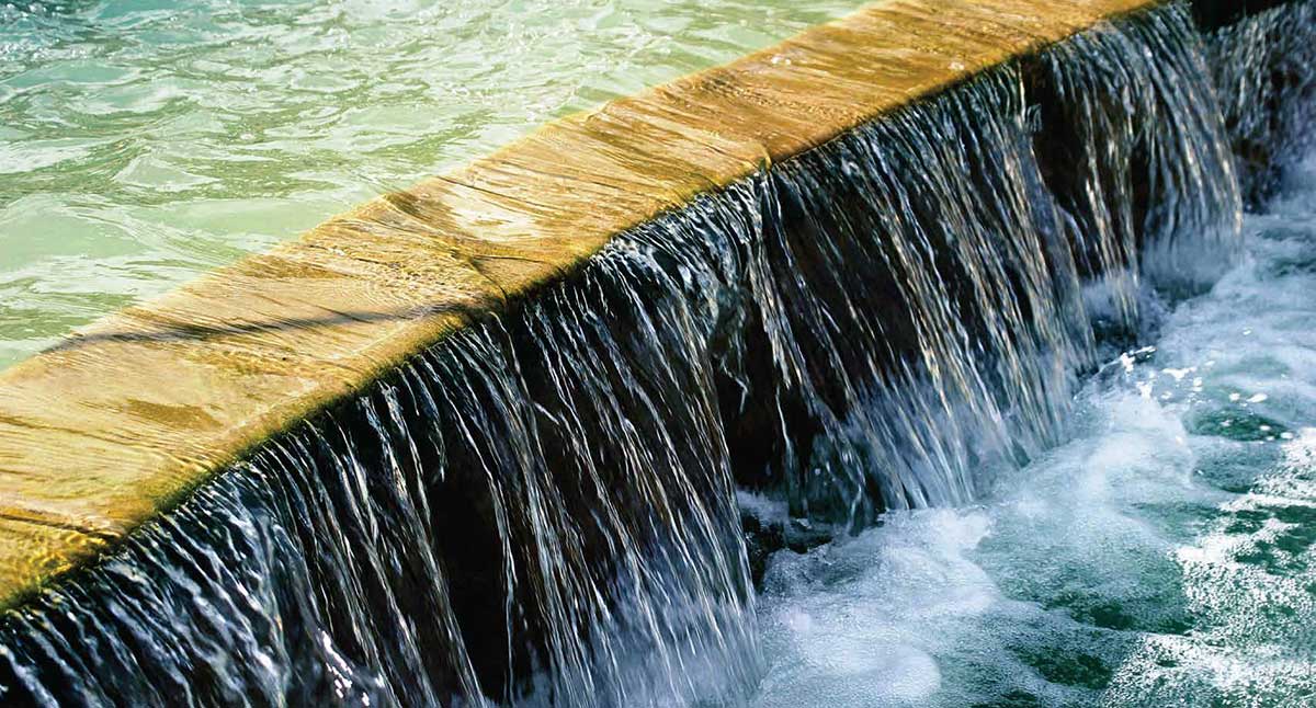 Entry Plaza with Water Features