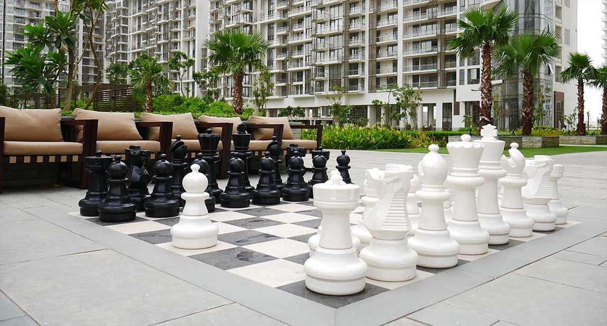 life size chess board