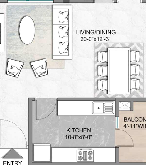 m3m Skywalk 3 bhk 2018 floor plan