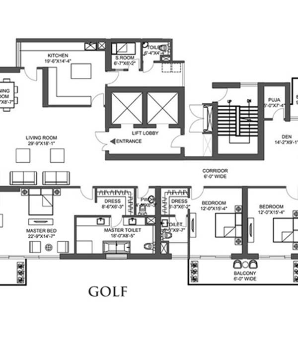 m3m st andrews 5 bhk 6371 floor plan